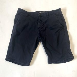 Mavi Jacob 11" Inseam Shorts navy blue chino sz 36